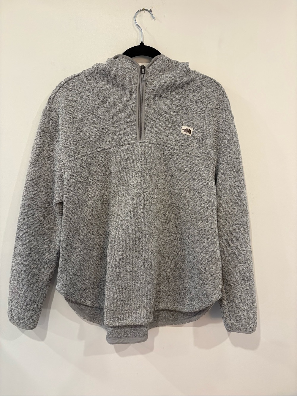 The North Face Women’s Grey Half-Zip Fleece Hoodie